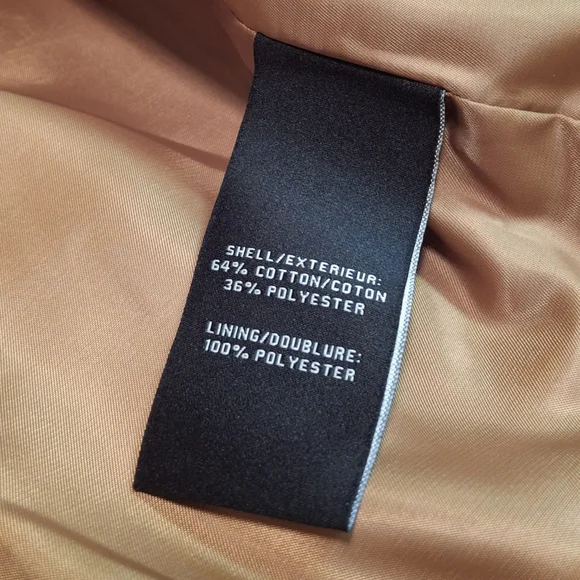 7 For All Mankind Cropped Button Long Sleeve Gold Blazer Women Size Medium - Picture 15 of 16